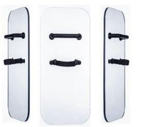 SPL.750 .750 inch transparent body Shield NIJ Level II 18x36